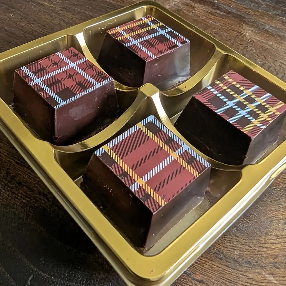 Cocktail-inspired vegan luxury chocolates gift box