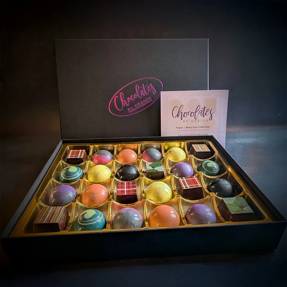 Handmade vegan chocolates inspired by classic cocktail flavours